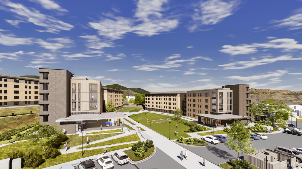 The village at mines park community apartment complex