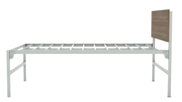 Rendering of the bed frame added into a fully furnished Mines Park unit